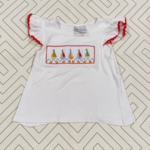 Castles & Crowns White Sailboat Top